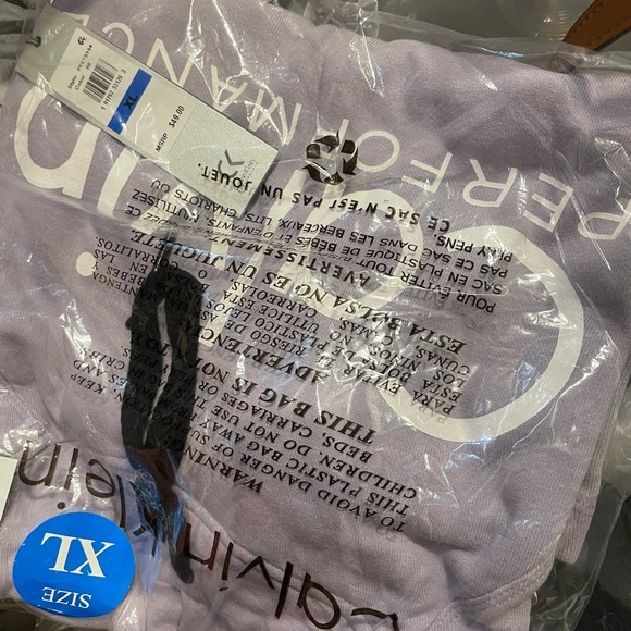 Calvin Klein Performance Logo Women Crop Hoodie xl - Picture 3 of 4